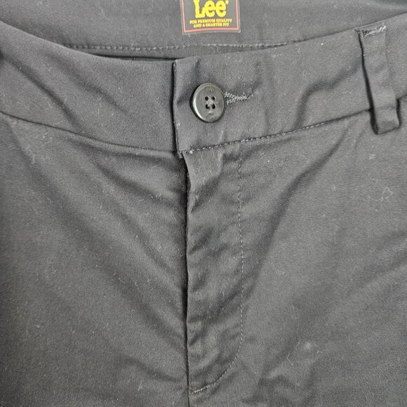 Lee Womens Pants Wrinkle-Free Relaxed Fit Straight Leg Casual Business Everyday - Picture 7 of 11